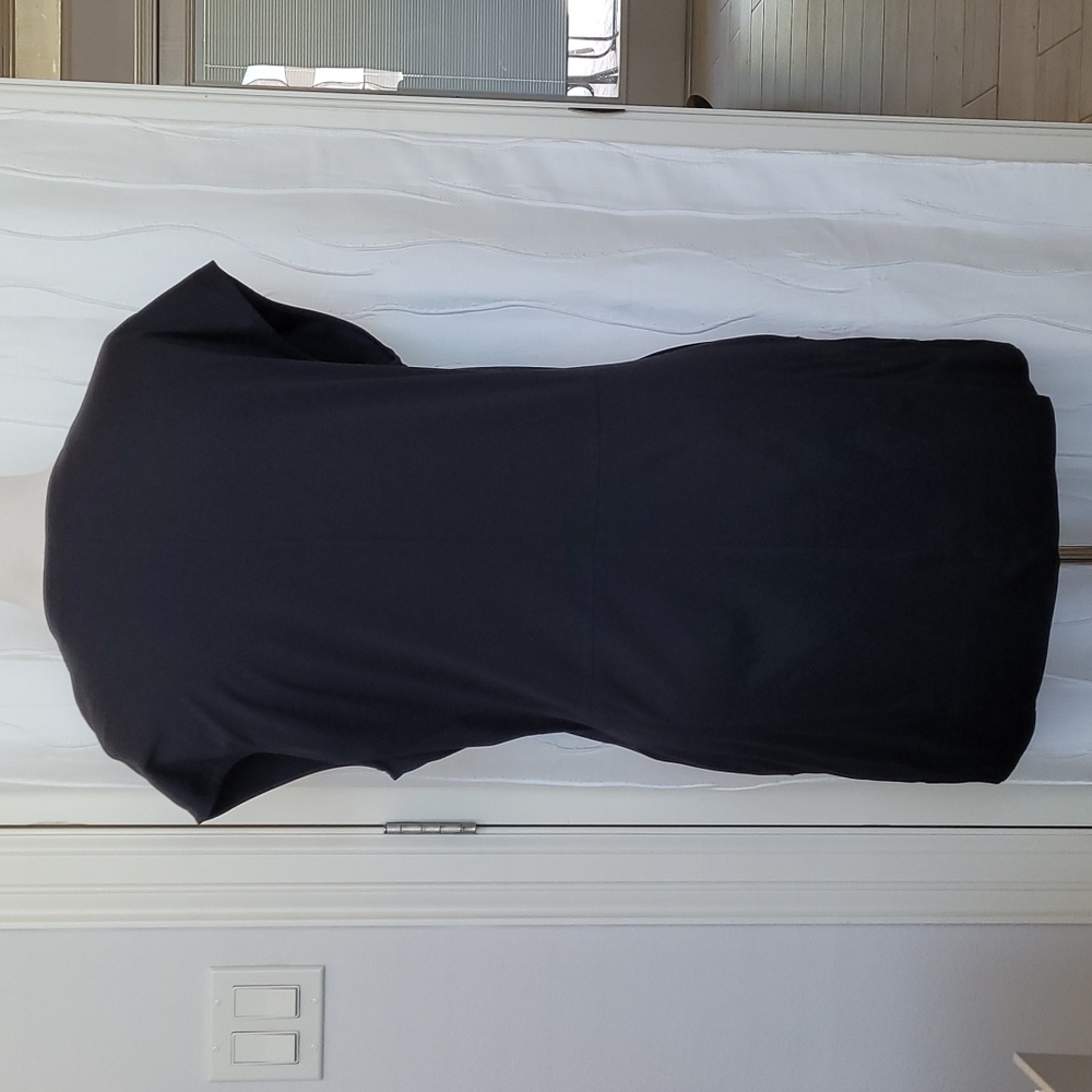 Helmut Lang Black Quell Jersey T-Shirt Mini Dress - Picture 5 of 9